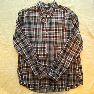 Chaps Plaid Button Down Shirt